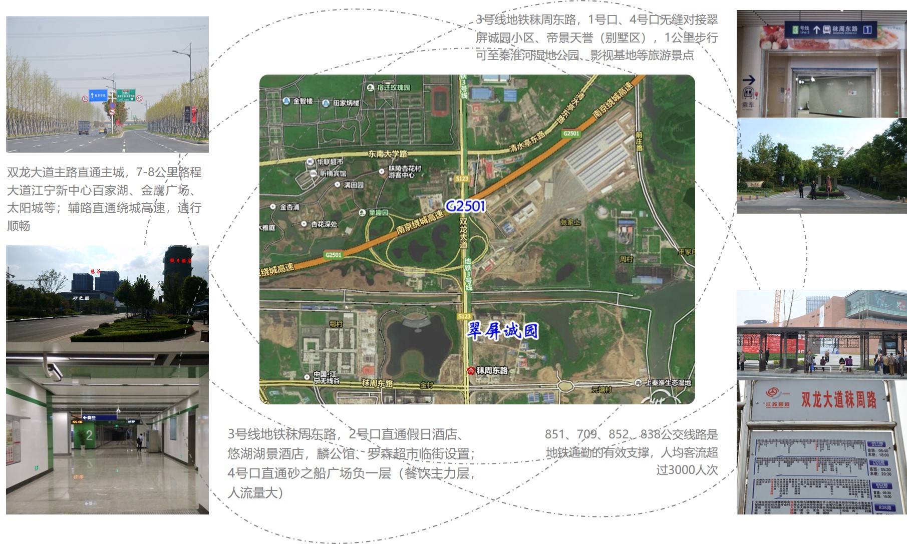 南京秣周东路砂之船商圈调查之交通状况分析,数之信南京市场调查公司提供商圈调查服务
